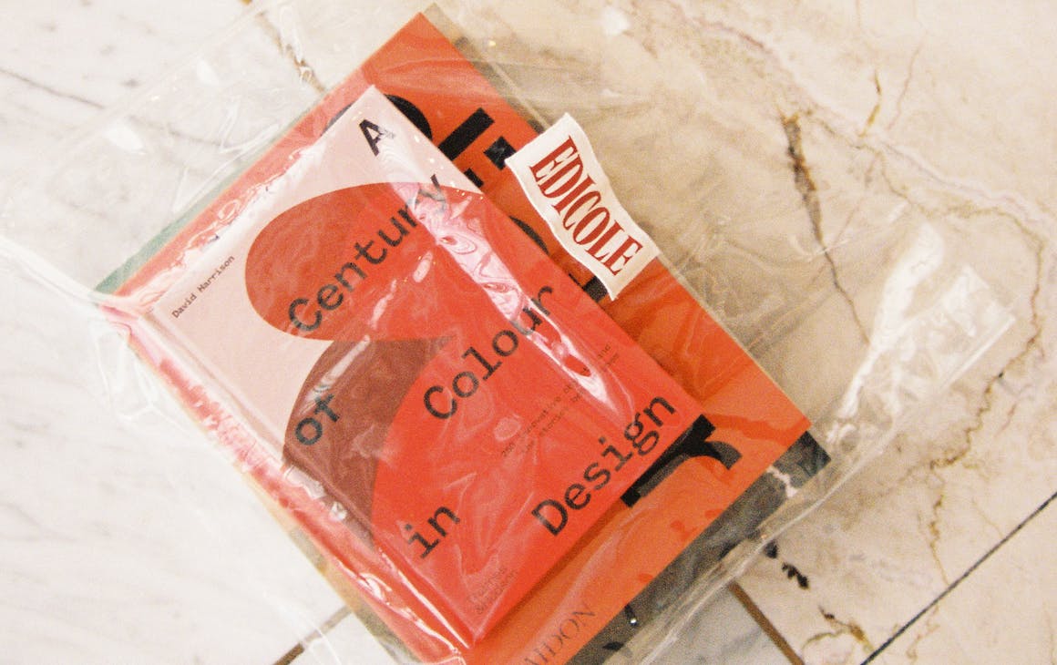 cool books in Edicole bag