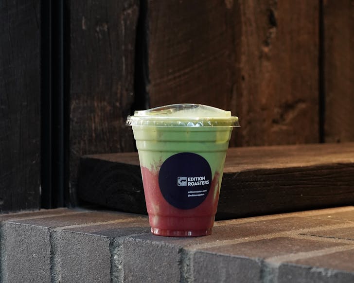 edition roasters strawberry matcha latte sydney