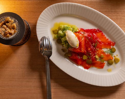elliotts balmain gin cured salmon
