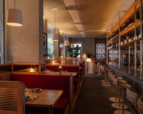 bar area at elliotts, a balmain restaurant