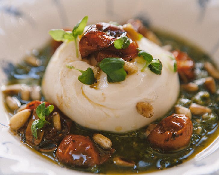 The legendary burrata at ELMOS