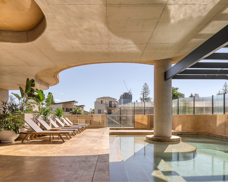 undercover pool at encore broadbeach one of the best gold coast hotels in broadbeach