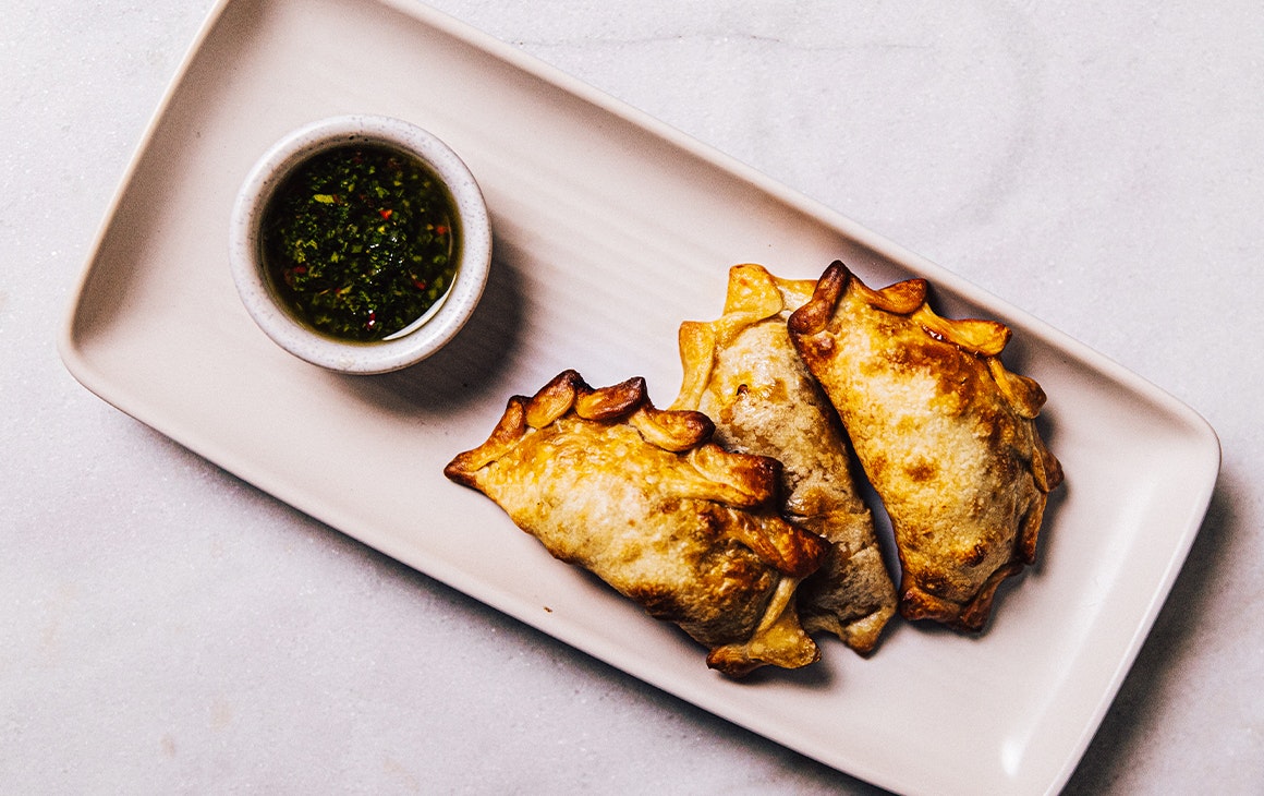 empanadas with chimichurri
