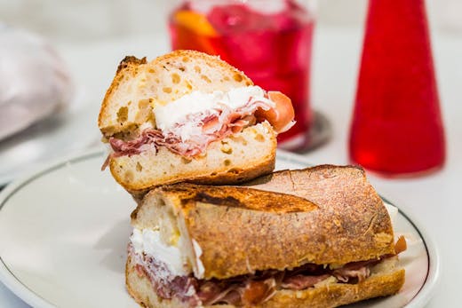 A sandwich from Fabbrica Pasta Shop.