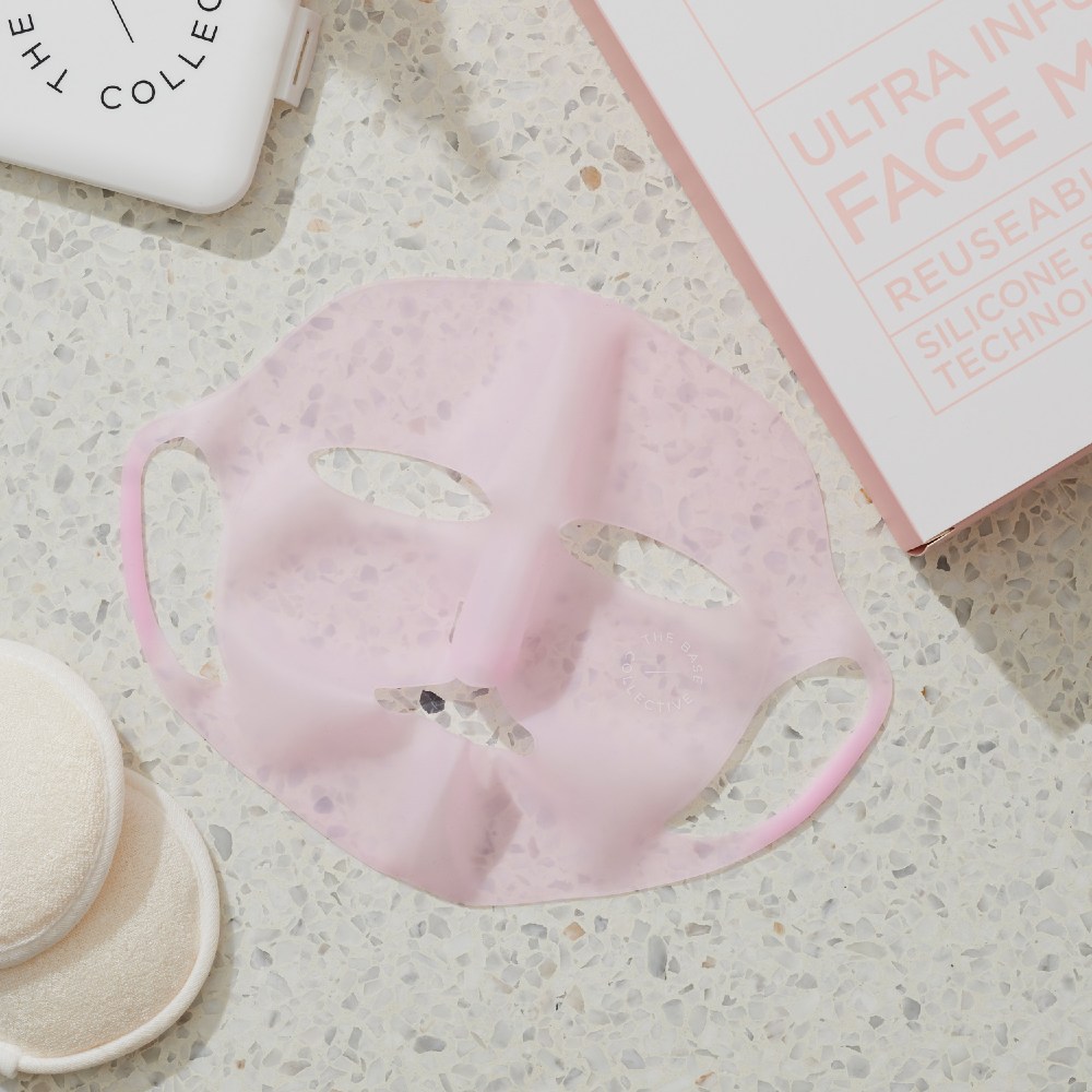 pink reusable face mask 