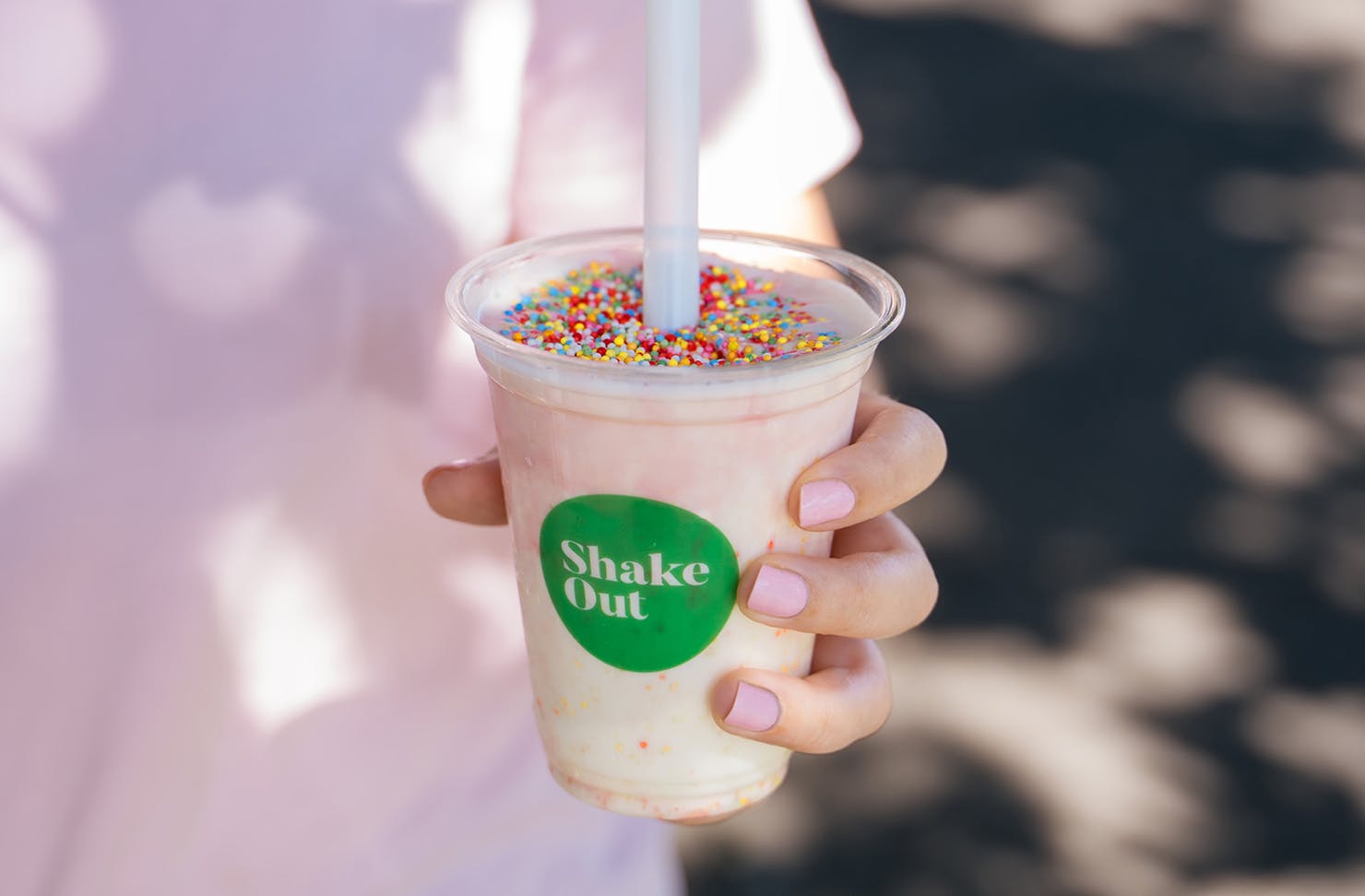 Fairy Bread shake from Shake Out.