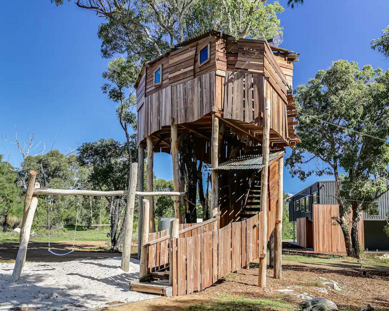 A treehouse at a WA Airbnb