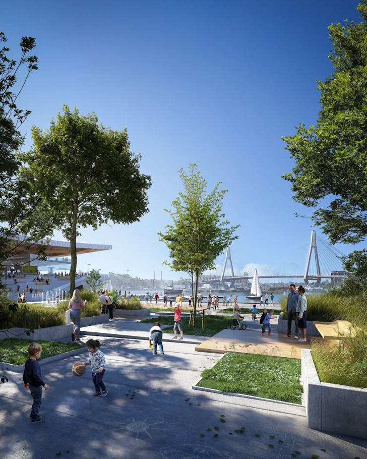 new sydney fish market outdoor area