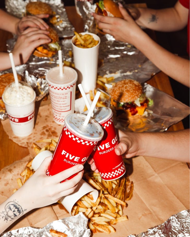 five guys best burgers in sydney