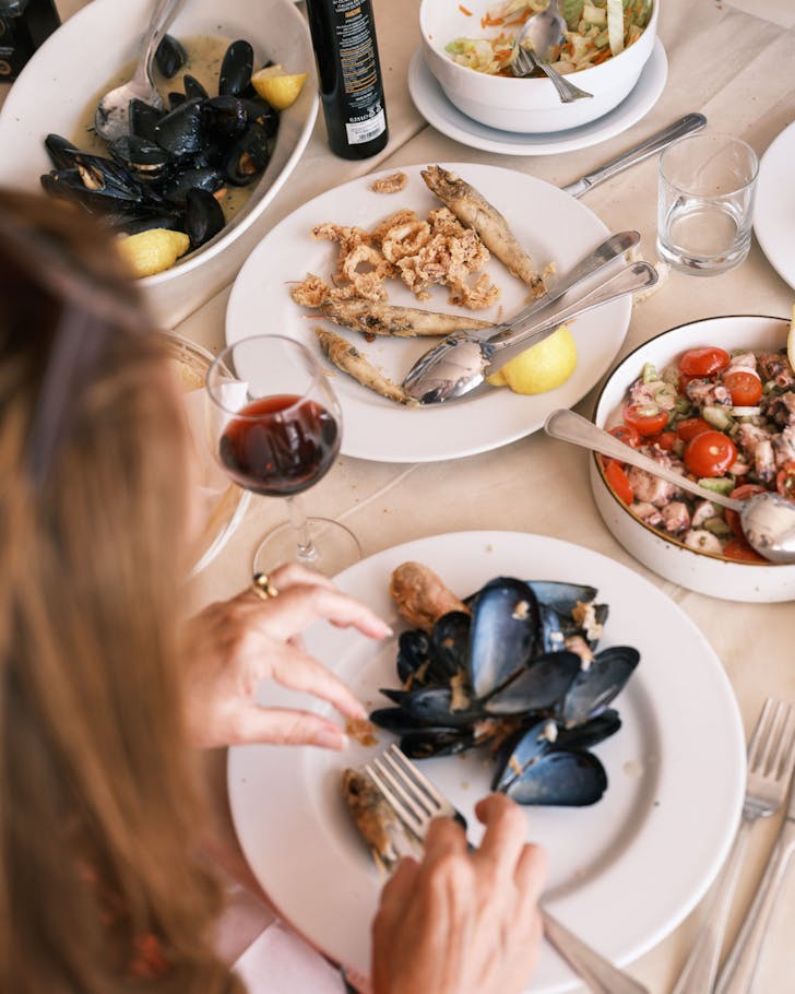 Flaminia seafood dishes