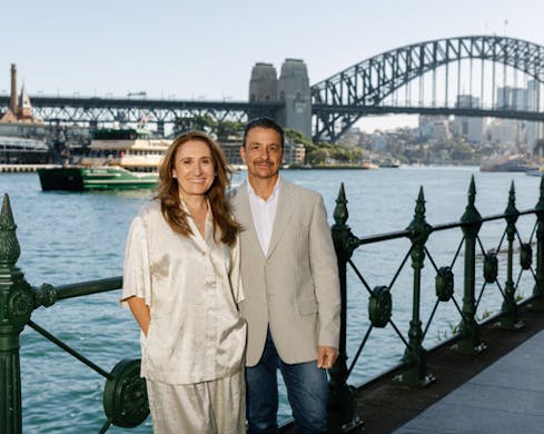 flaminia sydney restaurant giovanni pilu and Marilyn Annecchini