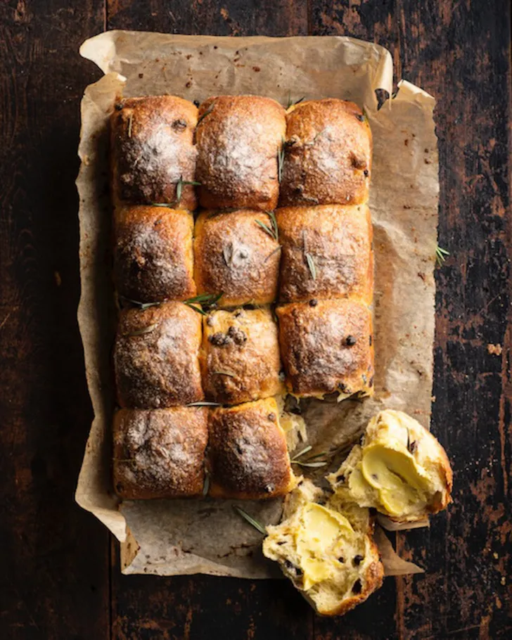 Flour and Stone hot cross buns