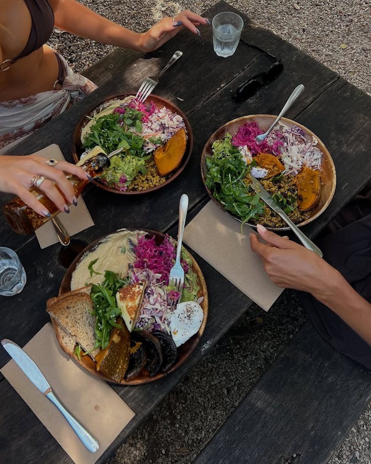 A selection of dishes from Folk in Byron Bay