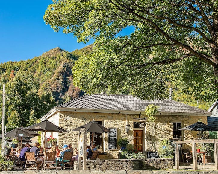 The Fork and Tap is seen on a wonderfully crisp autumnal day.
