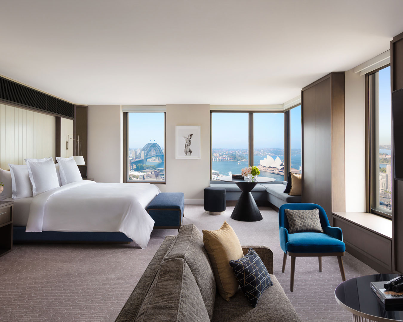 A suite at Four Seasons Sydney, one of the best hotels in Sydney