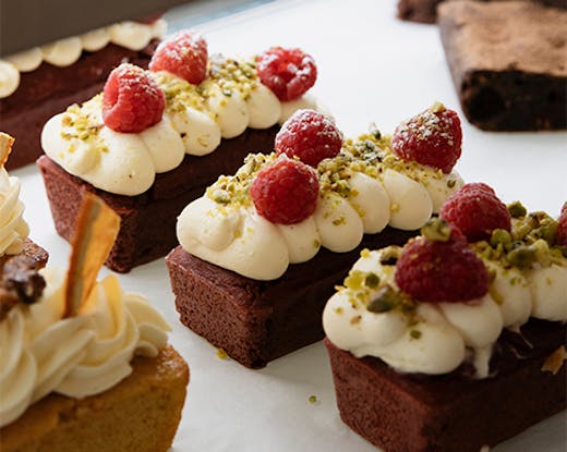 close up of a pastry