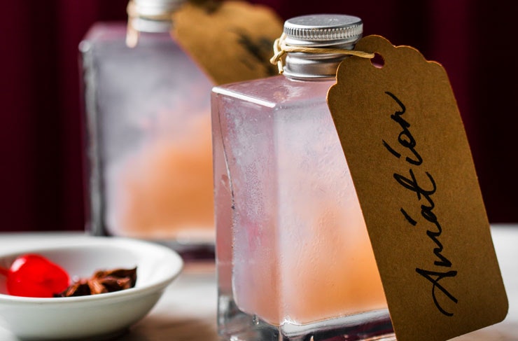 Two bottled cocktails. 