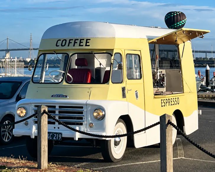 Grace's Elegant Espresso coffee cart