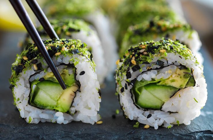 Plant based sushi