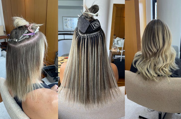 Hair extensions by Fiona B