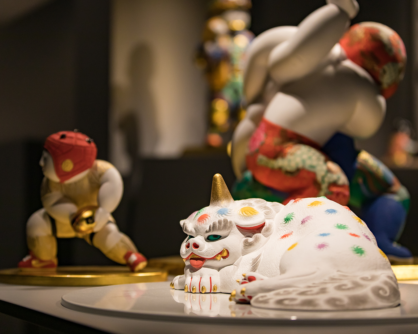 A clay figurine