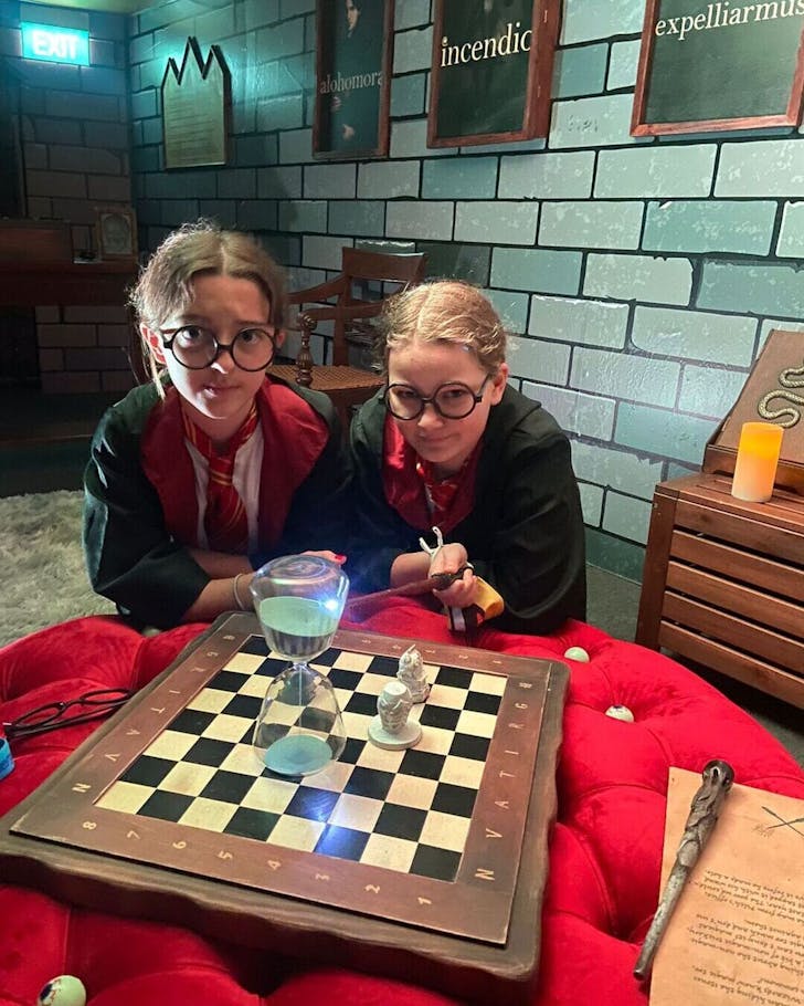 Harry Potter escape room at The Tiara Society