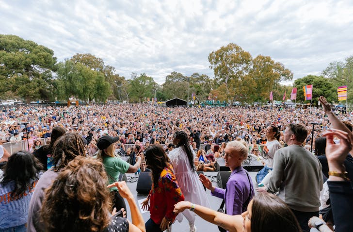 Harvest Rock Concert Crowd