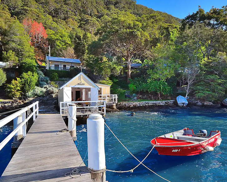 hawkesbury river accommodation amaroo cottage bar point