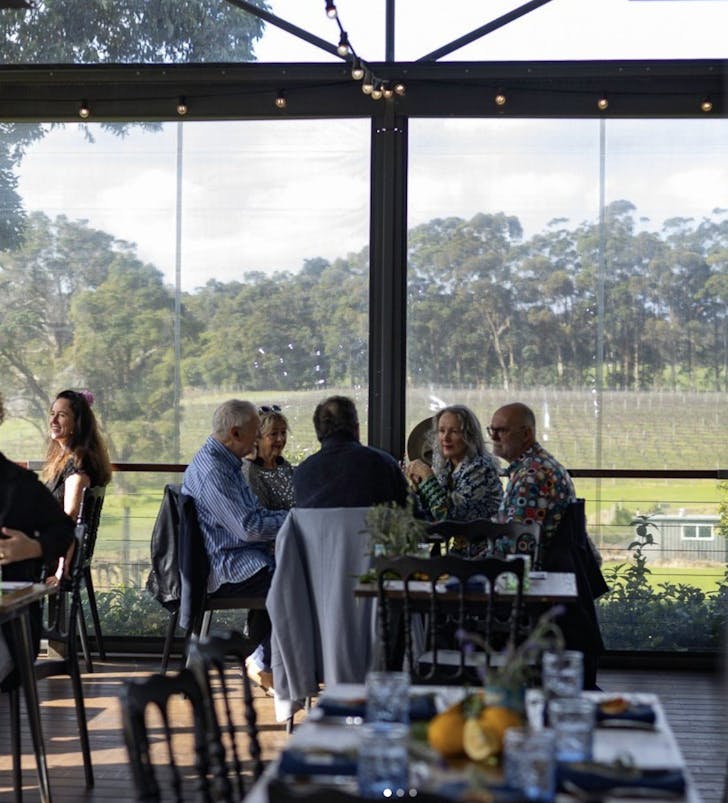 Hay Shed Hill dining area