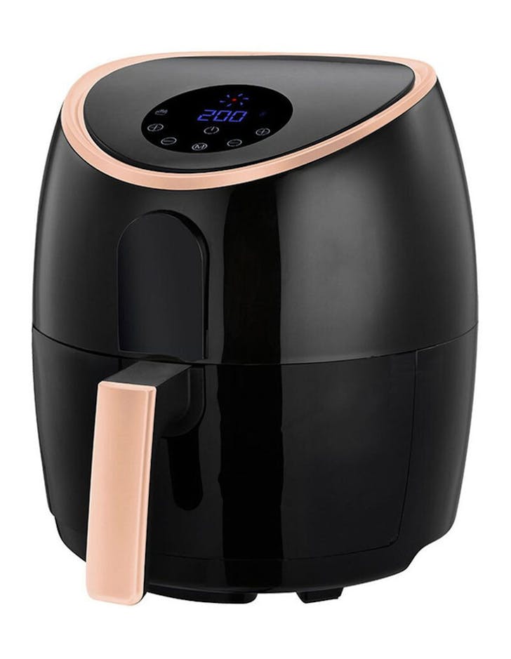 A rose-gold air fryer under $100.
