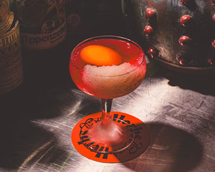 Bar Herbs lemon granita cosmo