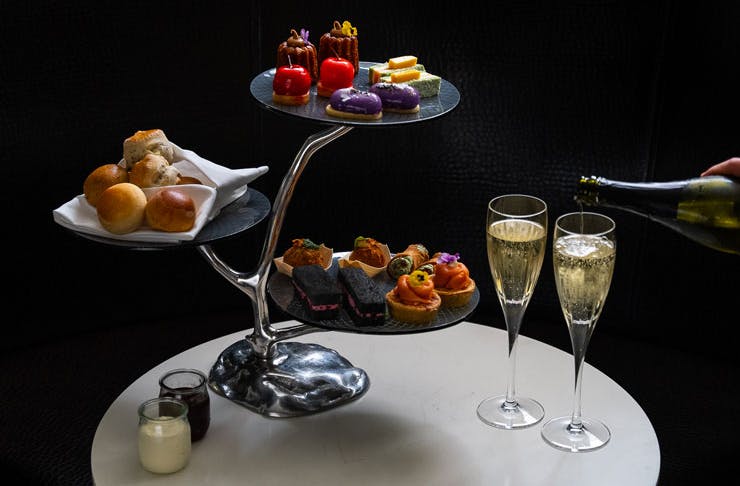 A high tea from the Sheraton Grand Hotel in Sydney
