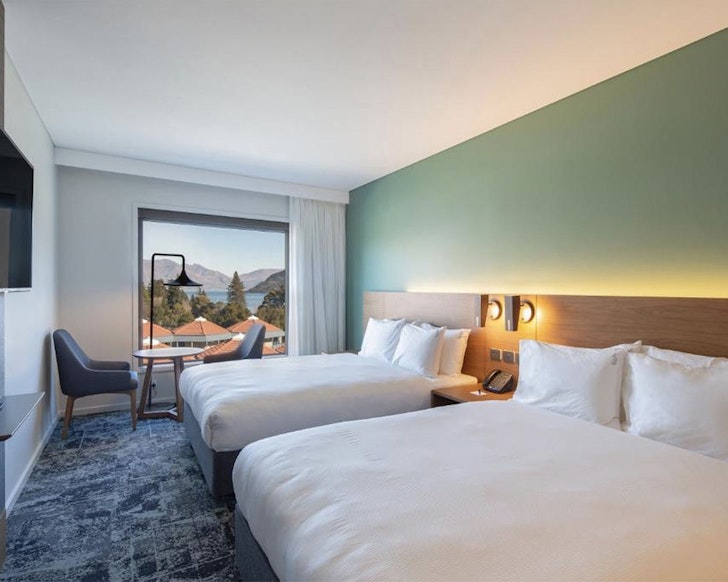 A room with a view at Holiday Inn Express one of the best Queenstown hotels