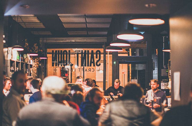 Saint John Craft Beer Bar, one of the best restaurants in Launceston.