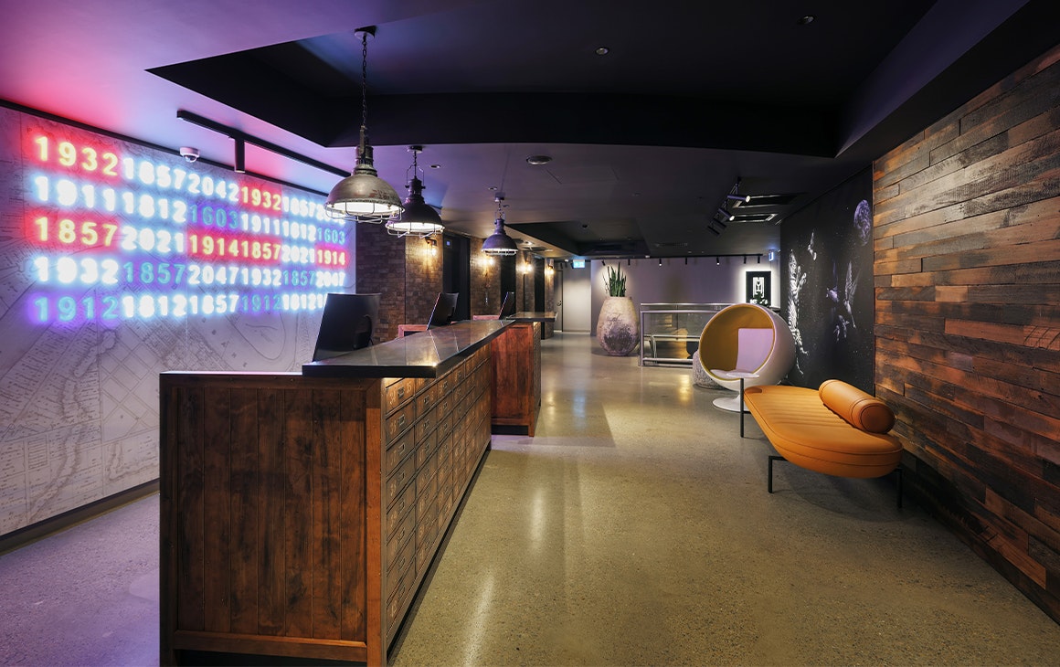 lobby of hotel indigo