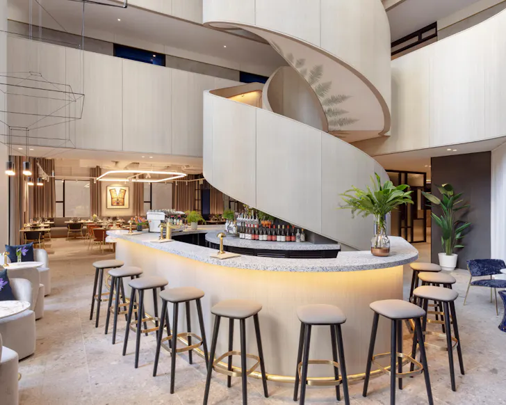 Hotel Indigo Little Collins Melbourne bar area