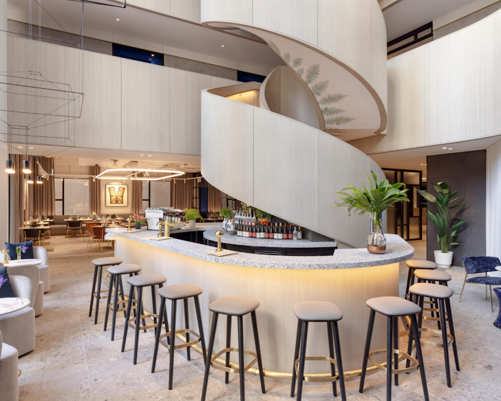 Hotel Indigo Little Collins Melbourne bar area