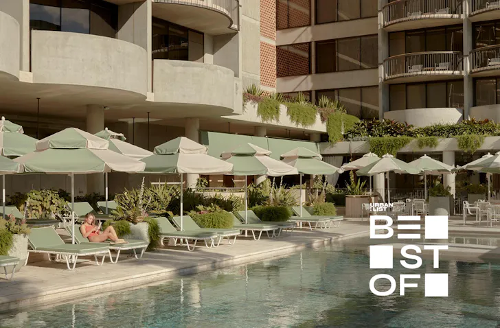 the calile hotel pool, one of the best brisbane hotels