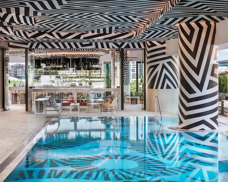 w brisbane indoor pool, one of the best hotel pools in brisbane