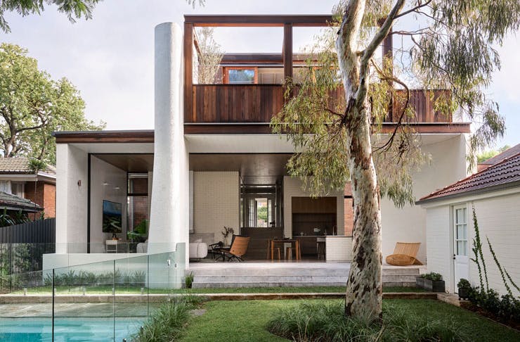 Spotted Gum House designed by Alexander & Co Architects. 
