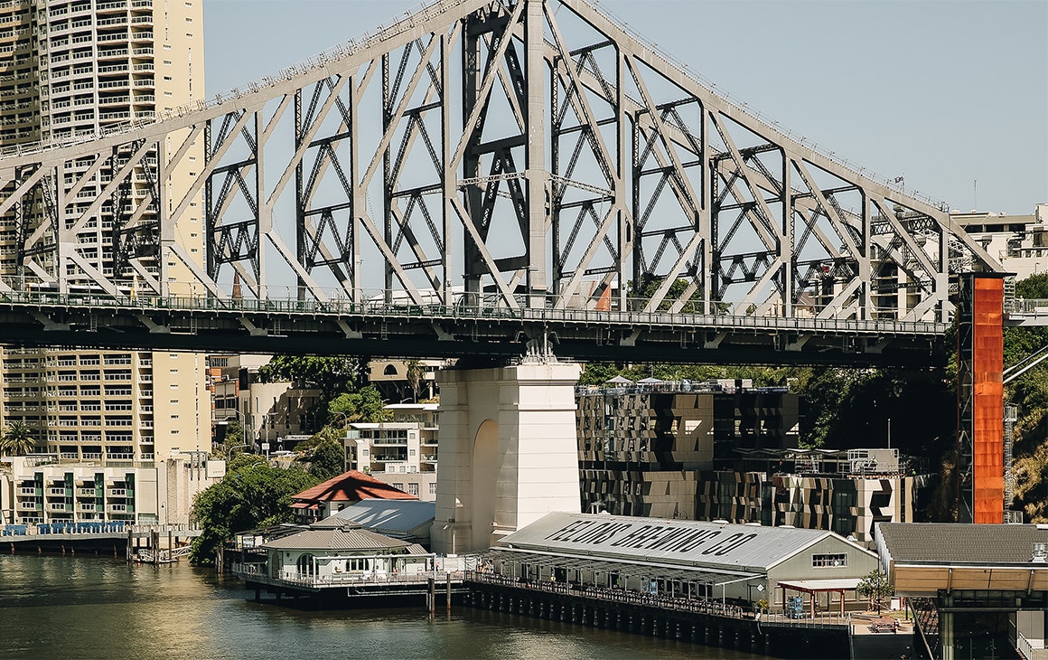 View of Howard Smith Wharves