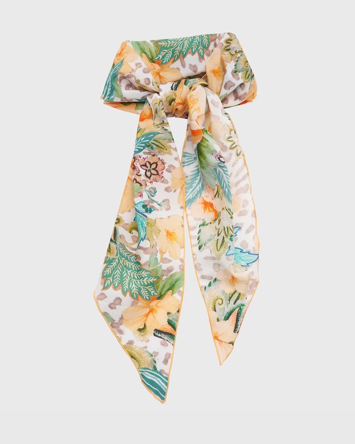 Silk neck scarf