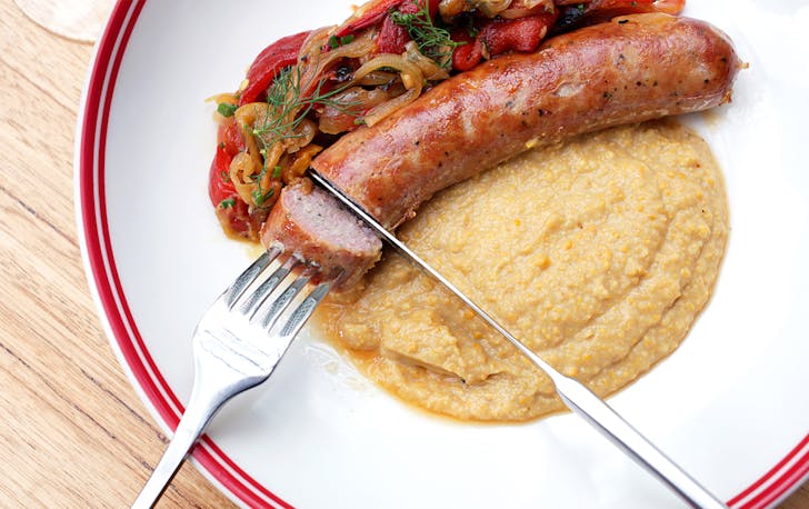 house smoked sausage from The Humble Onion