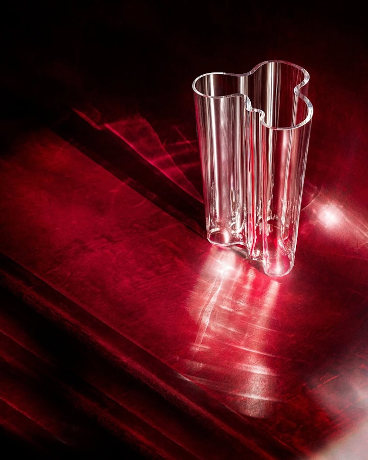 IITTALA Alvar Aalto Collection Glass Vase Clear