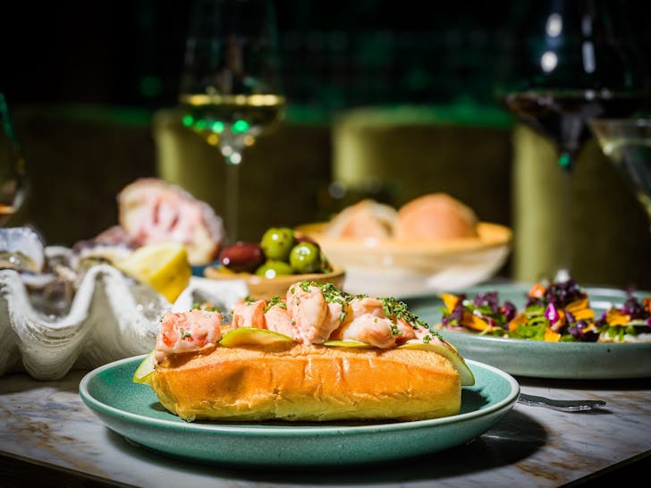 The Emerald Room lobster roll