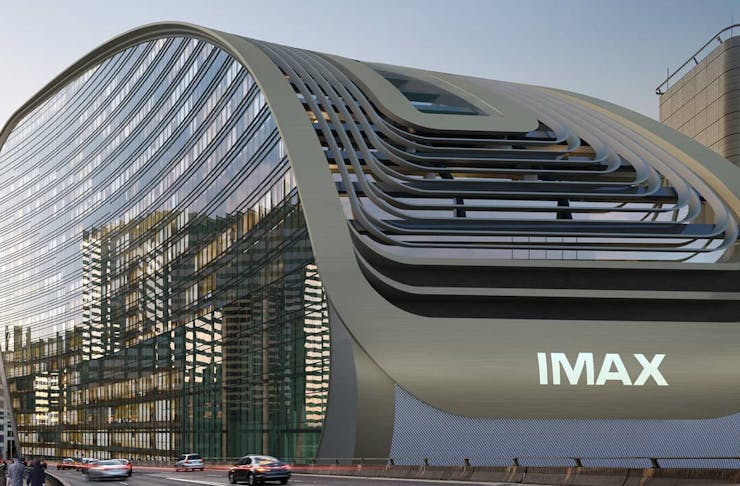 An artists impression of the IMAX Theatre in Sydney
