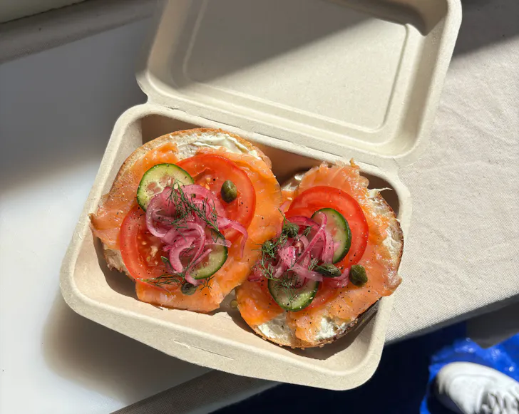 Ina's Bagels salmon lox