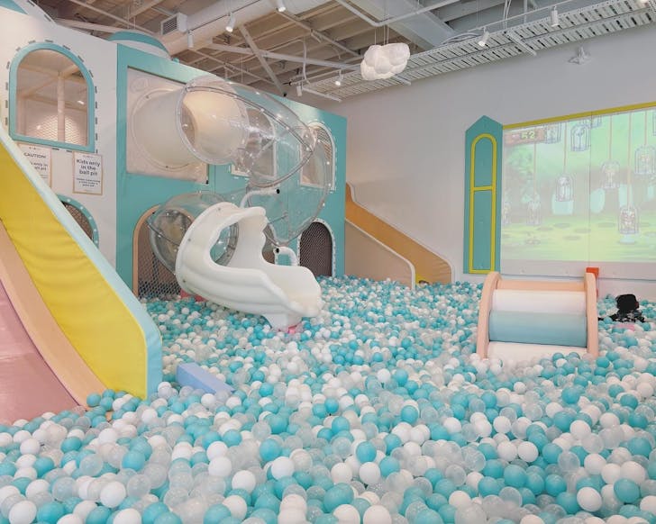 A pastel indoor playground in Perth