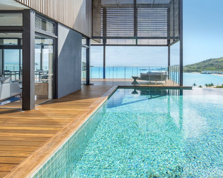the private residences overlooking the coral sea at intercontinental hayman great barrier reef