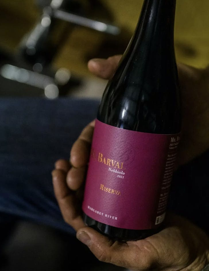Mr Barval wine bottle